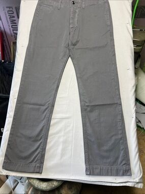 Classic Gray Straight-Leg Pants
